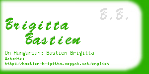 brigitta bastien business card